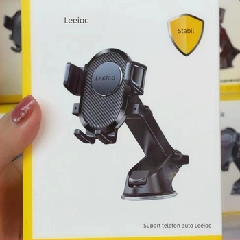 Suport pentru telefon auto pentru navigație, montaj cu ventuză, compatibil universal cu panoul de bord, rotație de 360°