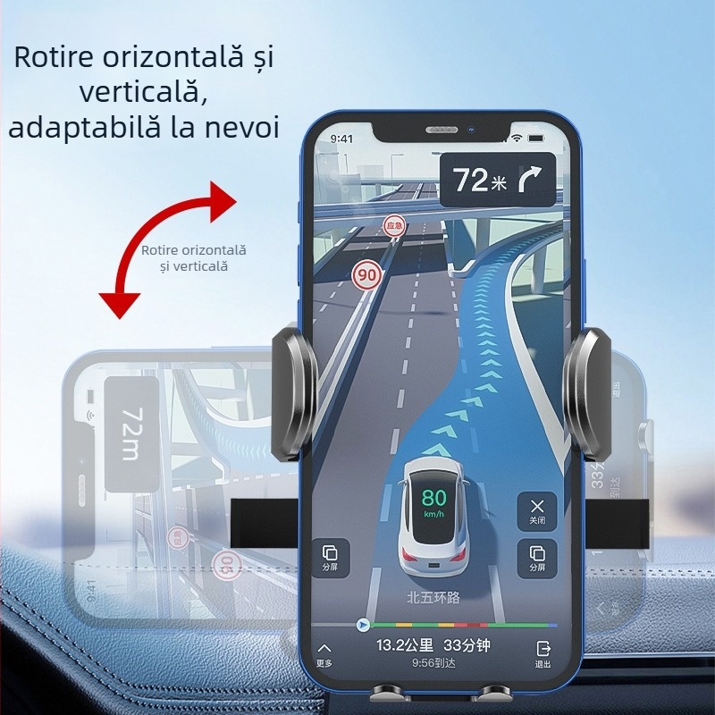 WU Suport pentru telefon auto - Universal - Montare cu ventuză - Parbriz