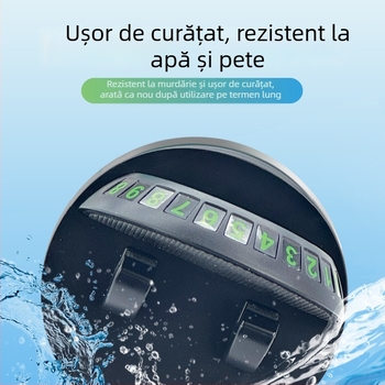 Suport pentru telefon pentru bordul mașinii cu iluminare nocturnă, rotire 360°, compatibil cu navigația, fixare universală, montaj cu adeziv