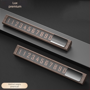 Semn de parcare din lemn de nuc, Joe's, tip ascuns