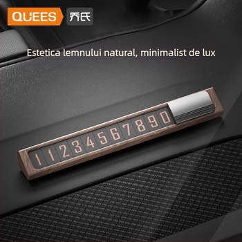 Semn de parcare din lemn de nuc, Joe's, tip ascuns