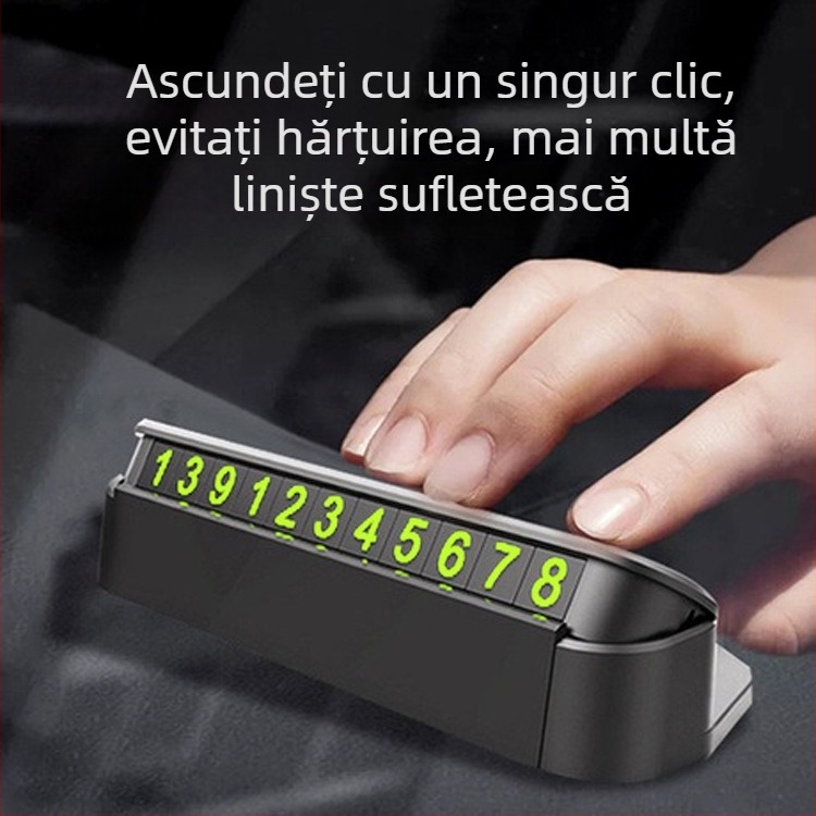 Suport auto pentru telefon – plastic, compatibil cu bordul, personalizare disponibilă