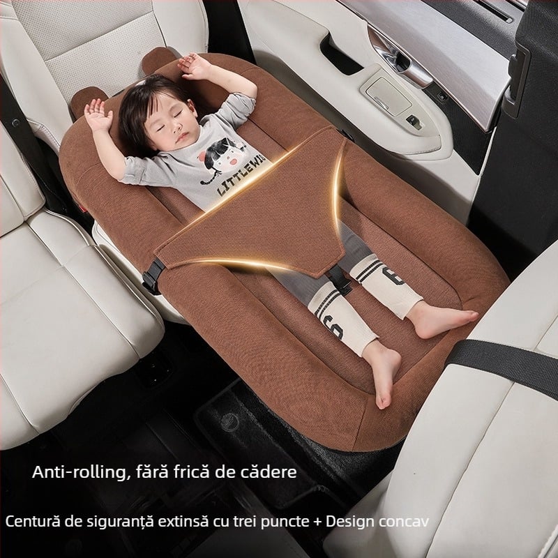 Pat de dormit auto pentru bebeluși — tip universal, pliabil, greutate 3,14 kg, sarcină maximă 20 kg, potrivit pentru mașini, autobuze, trenuri de mare viteză și avioane