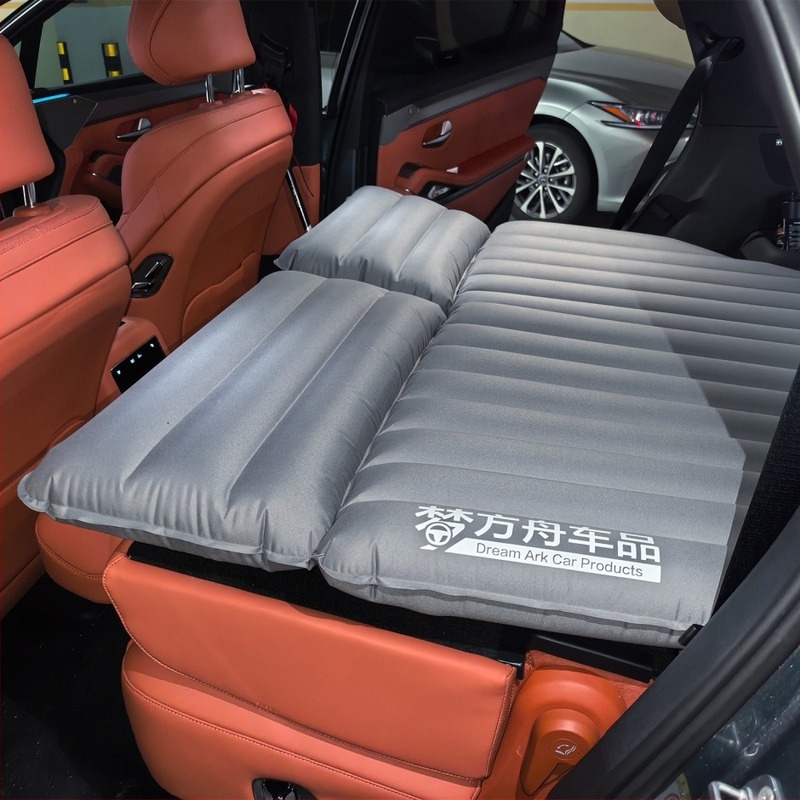 Saltea gonflabilă auto din țesătură Oxford dublu, pliabilă, 4 kg, sarcină maximă 300 kg