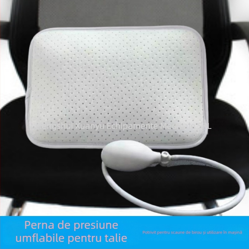 Protecție pentru talie cu plăcuță de tracțiune pneumatică detașabilă, suport lombar din spumă respirabil pentru adulți – potrivit pentru alergare, fitness și ciclism
