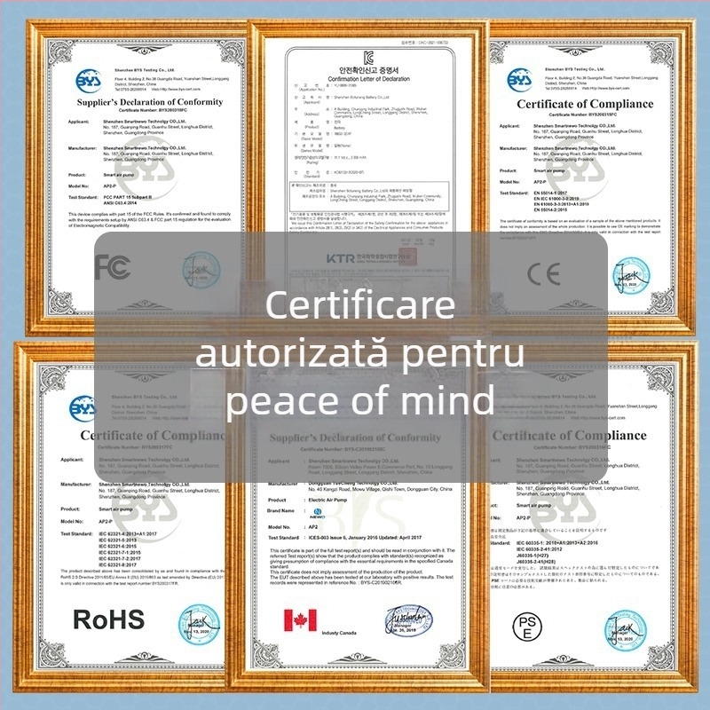 NEWO Pompa de umflare fără fir pentru SUP/Kayak - 160W, 70 L/min, cilindru dublu, afișaj digital, baterie încorporată 4x2200mAh (16.8V)