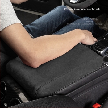 Pernă pentru cotiera auto — Piele, Potrivire universală, Personalizabil, Brand privat licențiat