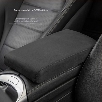 Pernă pentru cotiera auto — Piele, Potrivire universală, Personalizabil, Brand privat licențiat