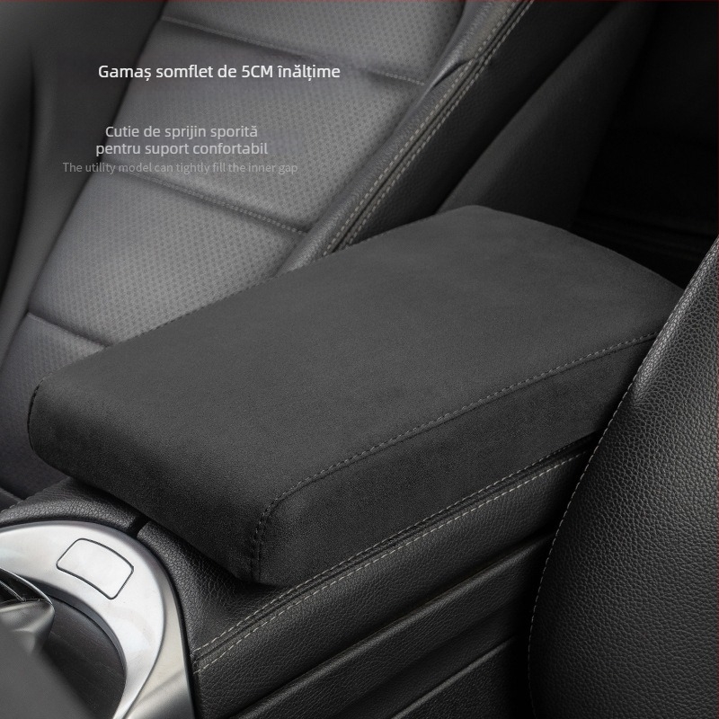 Pernă pentru cotiera auto — Piele, Potrivire universală, Personalizabil, Brand privat licențiat