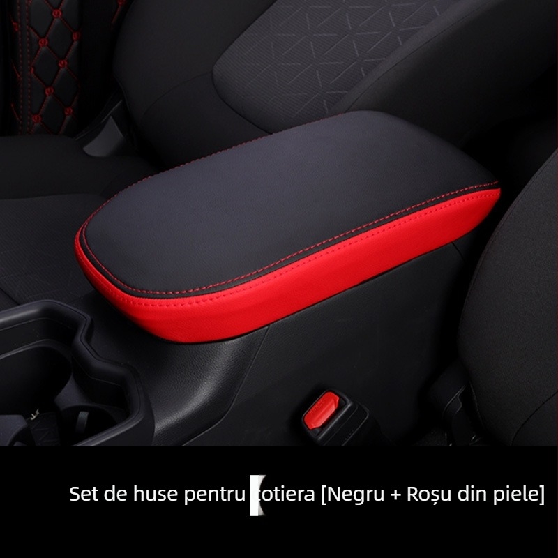 Husă pentru cotiera centrală RAV4 (2020) – piele Ultrafilm, personalizabilă