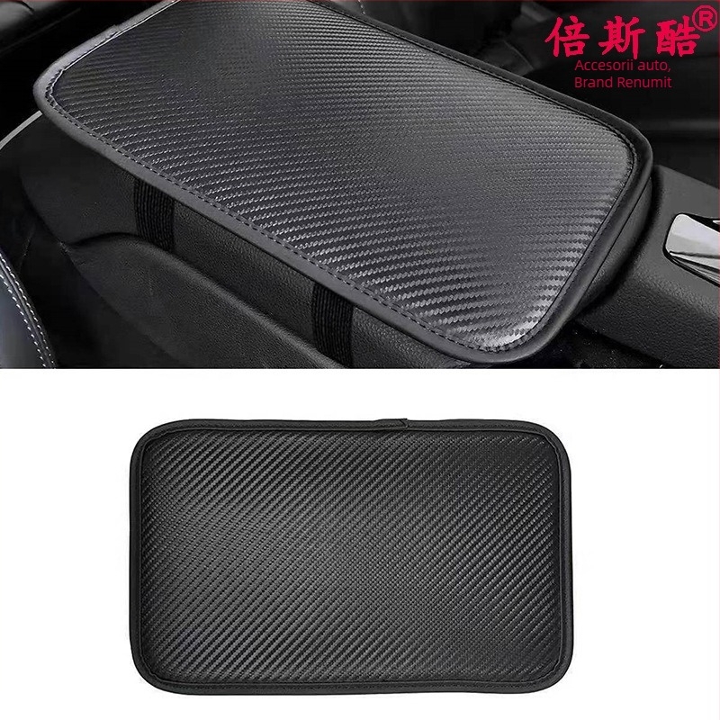 Pad pentru cotieră auto cu spumă memory – Piele, Potrivire universală, Personalizare disponibilă, Piele rezistentă la uzură