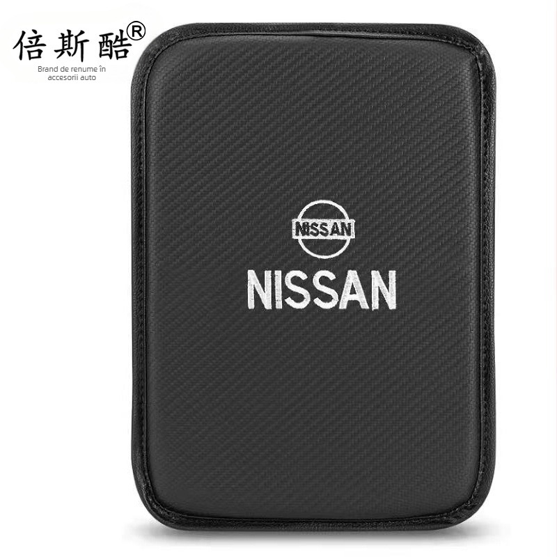 Pad pentru cotieră auto cu spumă memory – Piele, Potrivire universală, Personalizare disponibilă, Piele rezistentă la uzură