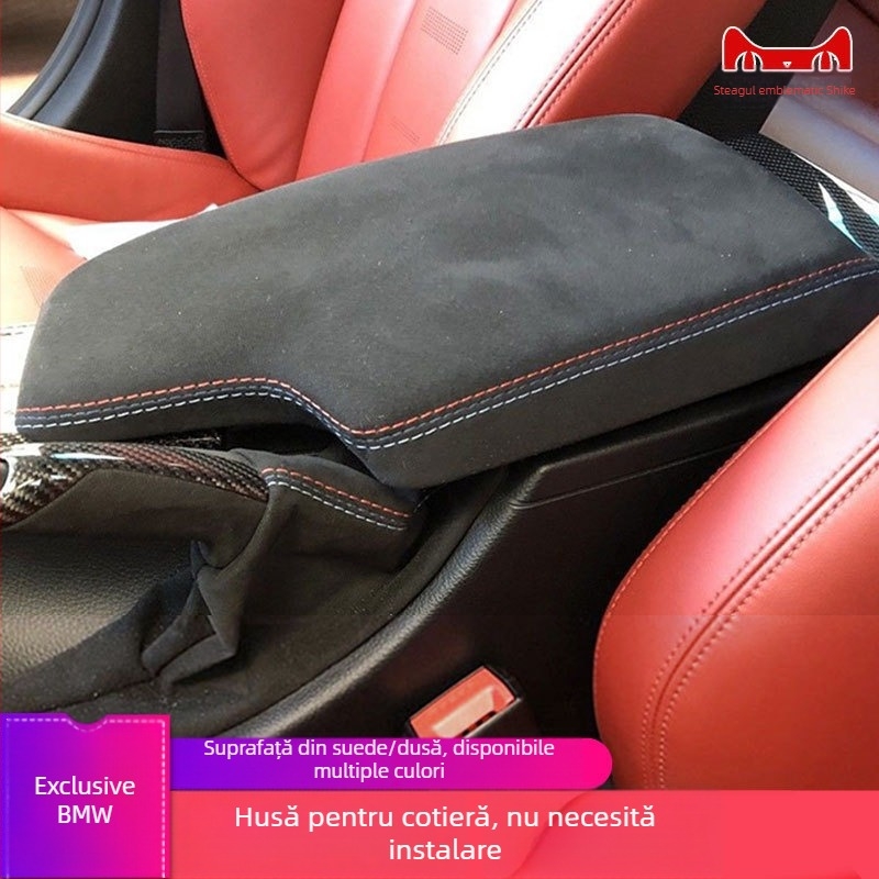 Pad pentru capacul cutiei cotierelor – Compatibil cu BMW Seria 3/4/5 și X1–X6; Material: Altul