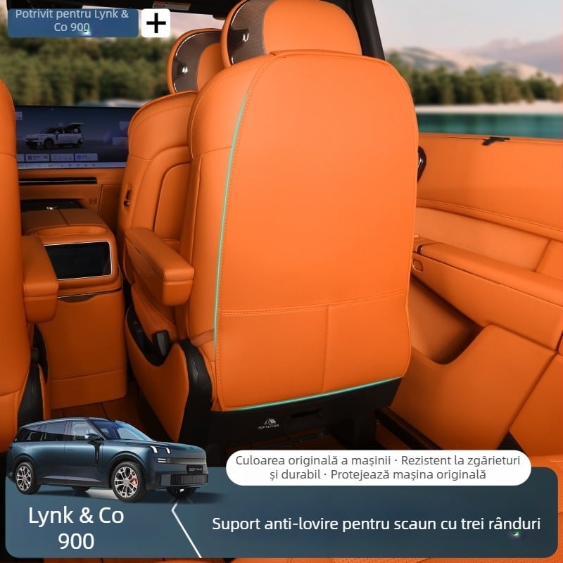 Protecție pentru spătarul scaunelor Lynk & Co 900, cu trei rânduri – protecție împotriva murdăriei, accesoriu interior