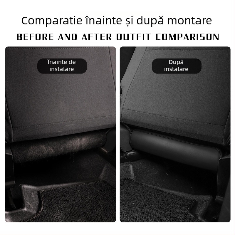 Protecție pentru spatele scaunului Suzuki Jimny Nomade 2019-2025, cinci uși — PVC ecologic cu umplutură din piele sintetică