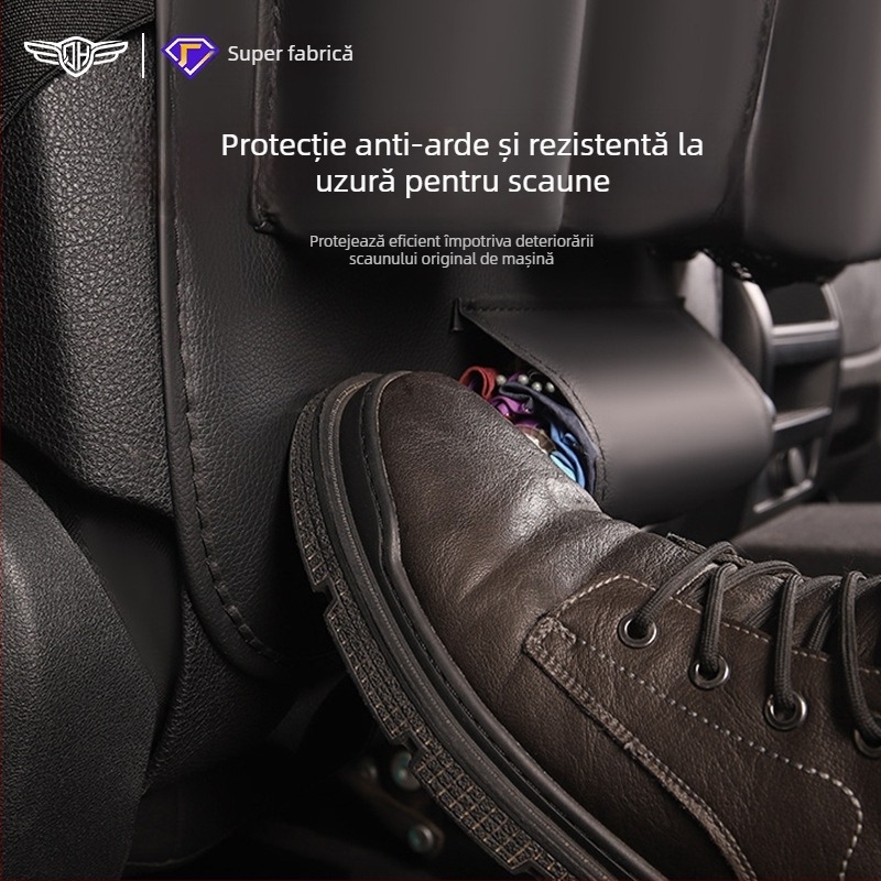 Sac de depozitare pentru spatele scaunului auto, din piele, multifuncțional, personalizabil, cu imprimare a logo-ului