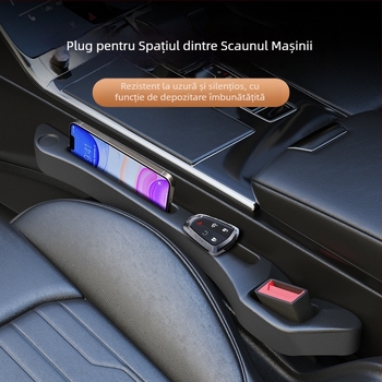 Cutie de depozitare pentru spațiul dintre scaunele auto – material EVA, impermeabil, izolație, durabil, cu mâner