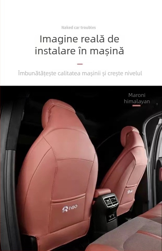 Protecție pentru spatele scaunului Weilai ES6/ES8 – protecție împotriva loviturilor și a murdăriei, modificare interioară; procesare personalizabilă, logo imprimat, fără marcă