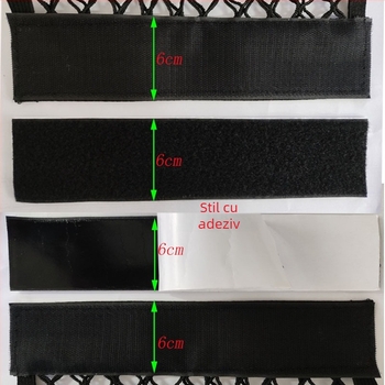 Geantă de depozitare pentru portbagaj, plasă, cu bază adezivă, capacitate mare, anti-derapare, organizator multifuncțional