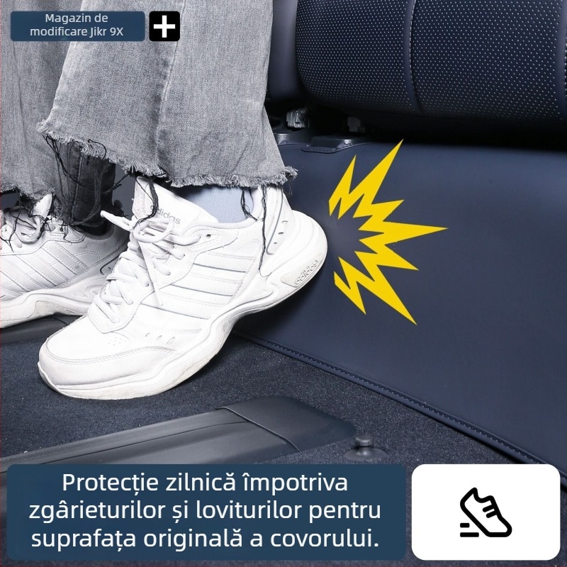 Pad din piele pentru protecția interiorului sub scaunele Zeekr 9X cu trei rânduri – anti-zgârieturi și anti-lovire cu piciorul