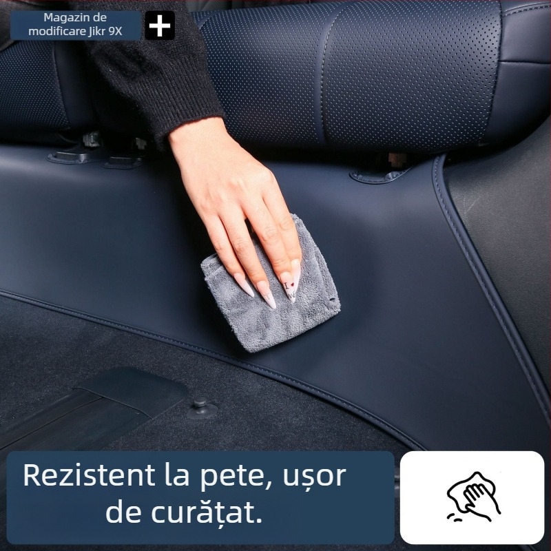 Pad din piele pentru protecția interiorului sub scaunele Zeekr 9X cu trei rânduri – anti-zgârieturi și anti-lovire cu piciorul