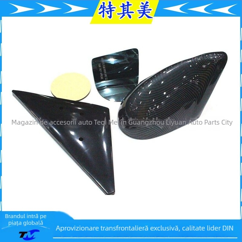 oglindă retrovizoare Spoon pentru Honda Civic 1992–1995 EG și 1996–2000 EK, textură carbon neagră