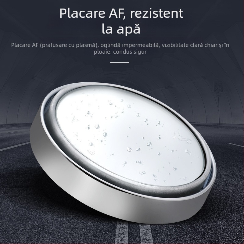 Oglindă retrovizoare auto cu unghi larg, rotire la 360°, oglindă pentru unghiuri moarte (ambalare într-un singur pachet)