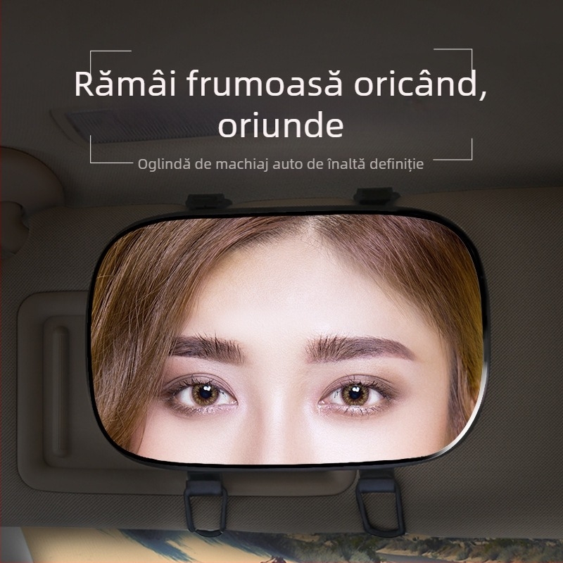Oglindă de machiaj pentru parasolar auto – oglindă decorativă interioară, marcă 3R
