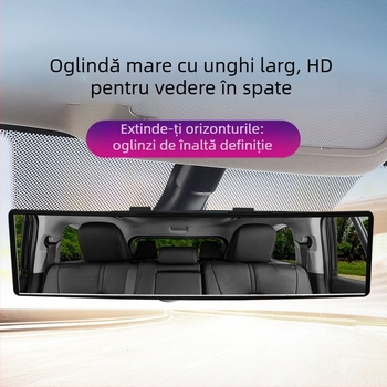 Oglindă interioară pentru mașină – sticlă HD, unghi larg, brand: Huitian