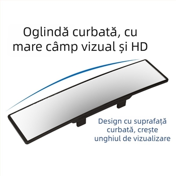 Oglindă interioară pentru mașină – sticlă HD, unghi larg, brand: Huitian