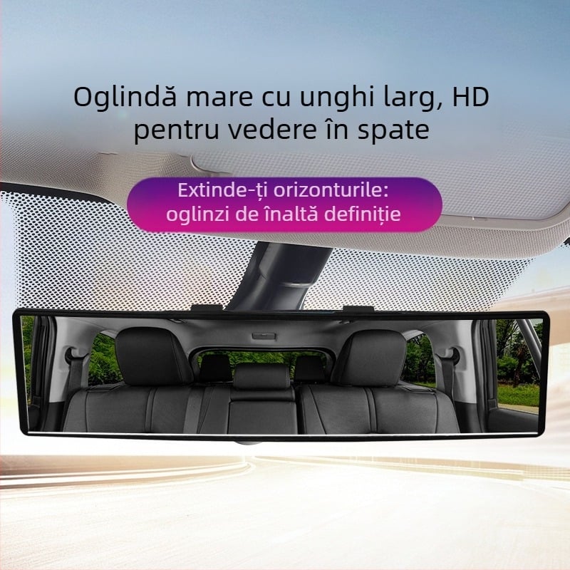 Oglindă interioară pentru mașină – sticlă HD, unghi larg, brand: Huitian