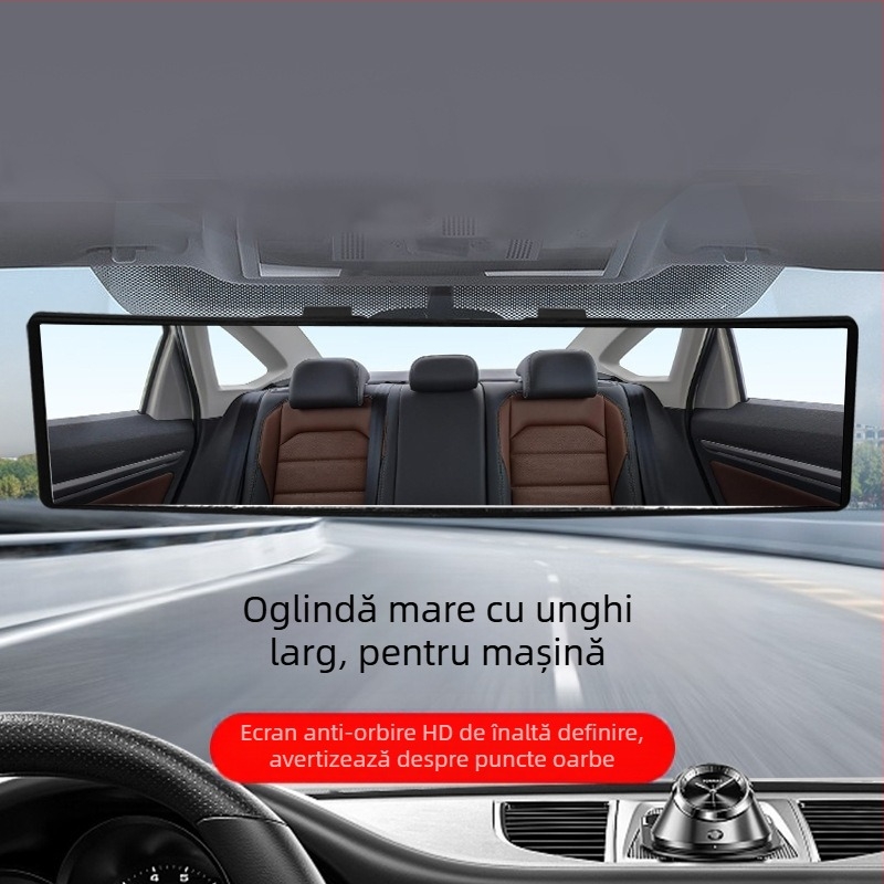 Oglindă interioară pentru mașină – sticlă HD, unghi larg, brand: Huitian