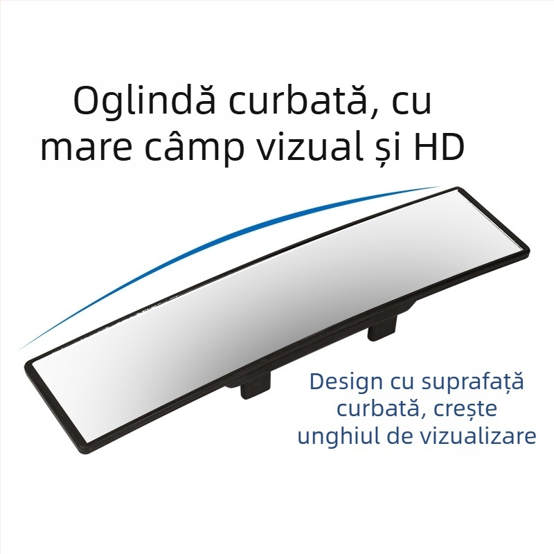 Oglindă interioară pentru mașină – sticlă HD, unghi larg, brand: Huitian