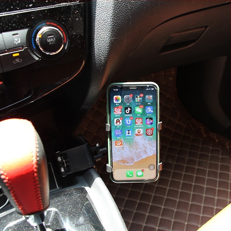Suport pentru telefon auto pentru panoul de instrumente — suport universal pentru mașină, modelul 0116; compatibil cu panoul de instrumente, oglinda retrovizoare, parasolar și consola centrală inferioară
