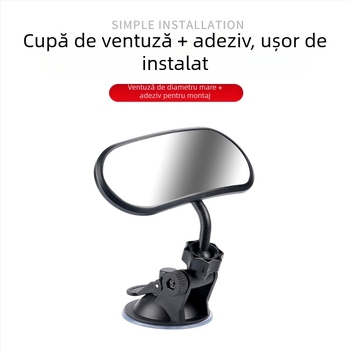 Oglindă retrovizoare auto cu câmp vizual mare, oglindă auxiliară pentru bebeluși în mașină, oglindă ultra clară cu unghi de 360°. Brand: Tie feng