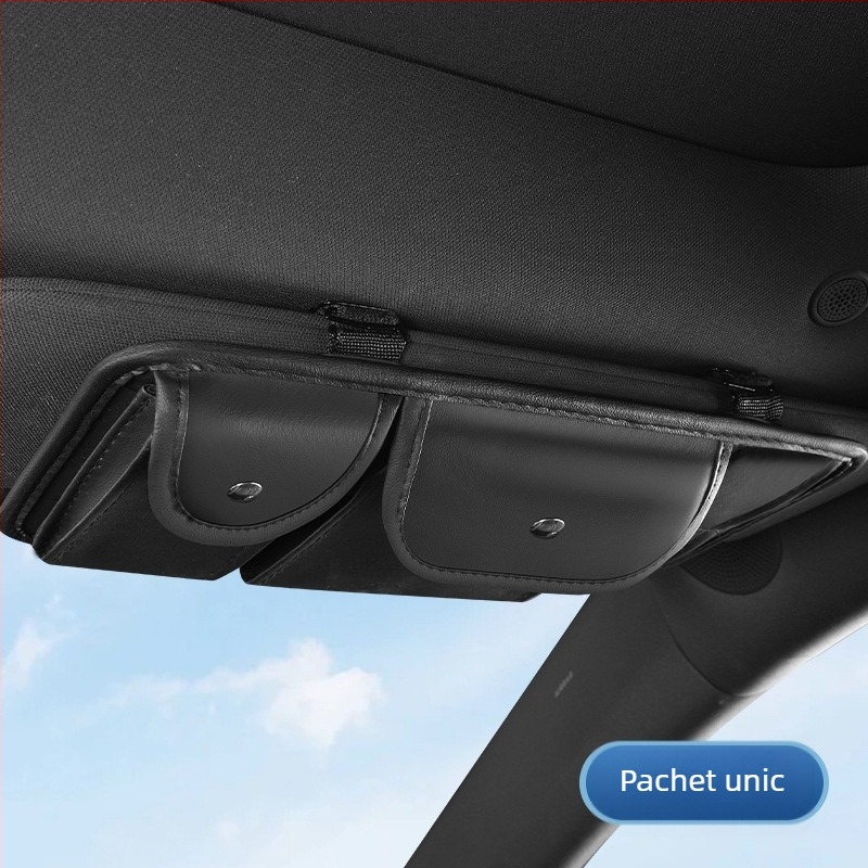 Clip parasolar auto pentru ochelari și carduri — montaj Snap-On, Tip General • Brand Torreya tree • Greutate 2 • Cod produs 10b