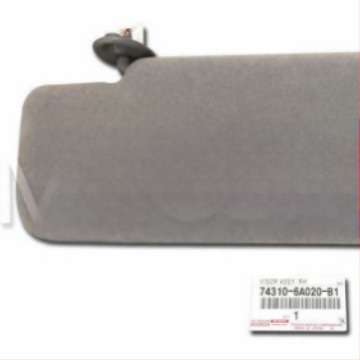 Parasolar cu oglindă HD pentru Toyota Land Cruiser J12 RH (02-09) – montaj snap-on, imprimare logo