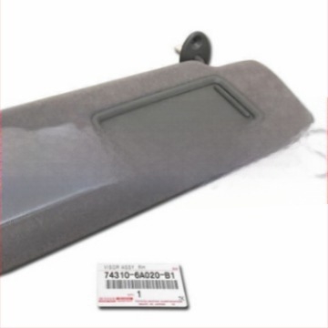 Parasolar cu oglindă HD pentru Toyota Land Cruiser J12 RH (02-09) – montaj snap-on, imprimare logo