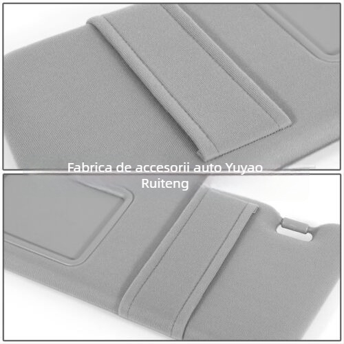 Paravan de soare auto cu lumini (oglindă HD pentru make-up) – montaj Snap-on, imprimare logo, etichetă privată licențiată, design simplu