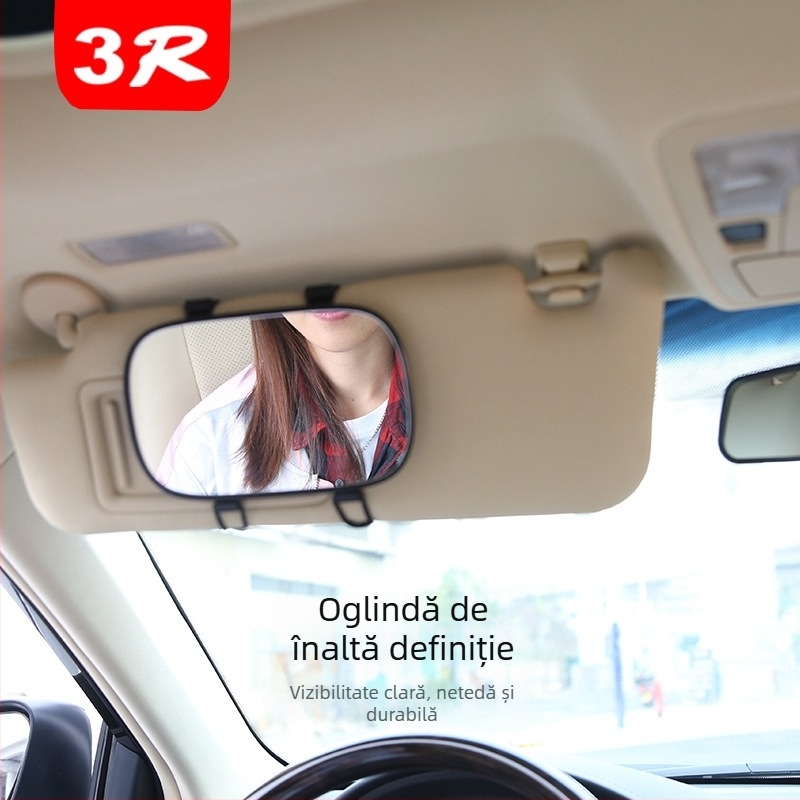 Oglindă de machiaj pentru viziera mașinii – oglindă decorativă pentru interior, marcă Other, fără mărci private autorizate