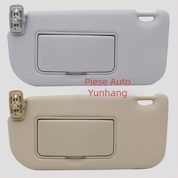 Parasolar Kia Sportage 2005-2015 cu oglindă cosmetică, montaj snap-on, imprimare logo, stil minimalist