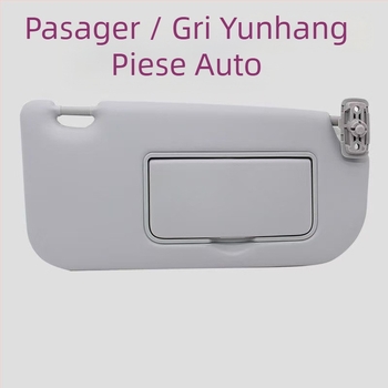 Parasolar Kia Sportage 2005-2015 cu oglindă cosmetică, montaj snap-on, imprimare logo, stil minimalist