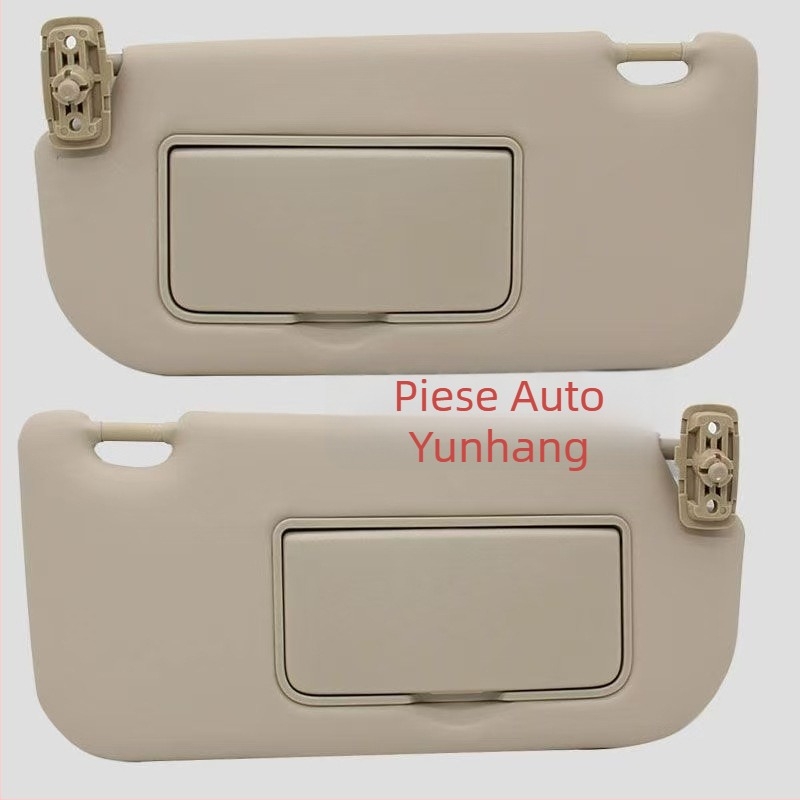 Parasolar Kia Sportage 2005-2015 cu oglindă cosmetică, montaj snap-on, imprimare logo, stil minimalist