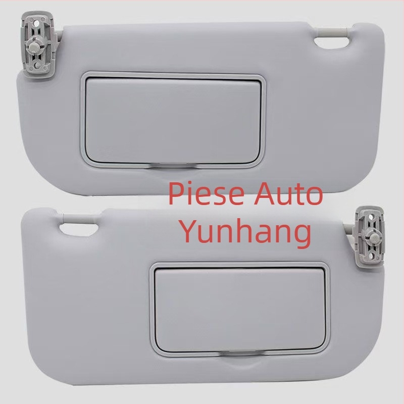 Parasolar Kia Sportage 2005-2015 cu oglindă cosmetică, montaj snap-on, imprimare logo, stil minimalist