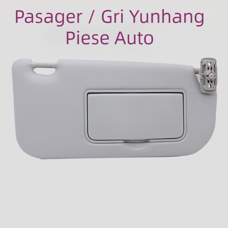 Parasolar Kia Sportage 2005-2015 cu oglindă cosmetică, montaj snap-on, imprimare logo, stil minimalist