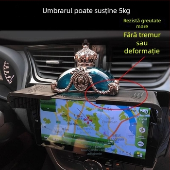 Parasolar auto pentru navigația GPS — universal, montaj Snap-on, stil nordic