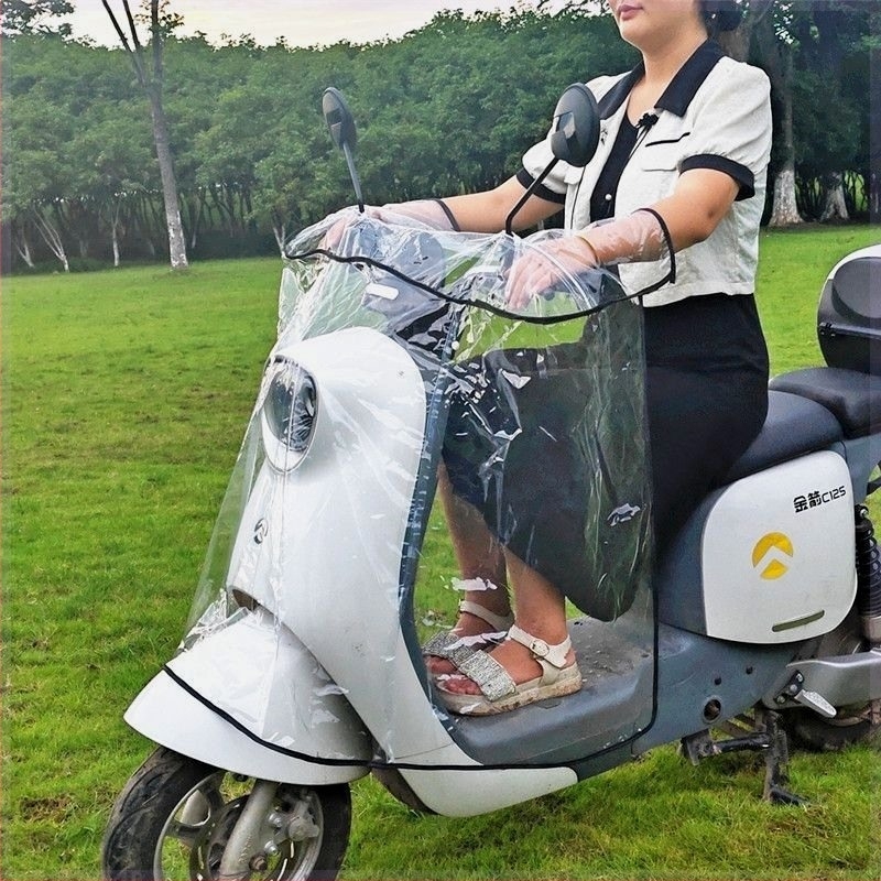 Husă pentru parbrizul frontal al vehiculului electric – impermeabilă, transparentă, pentru toate anotimpurile, universală