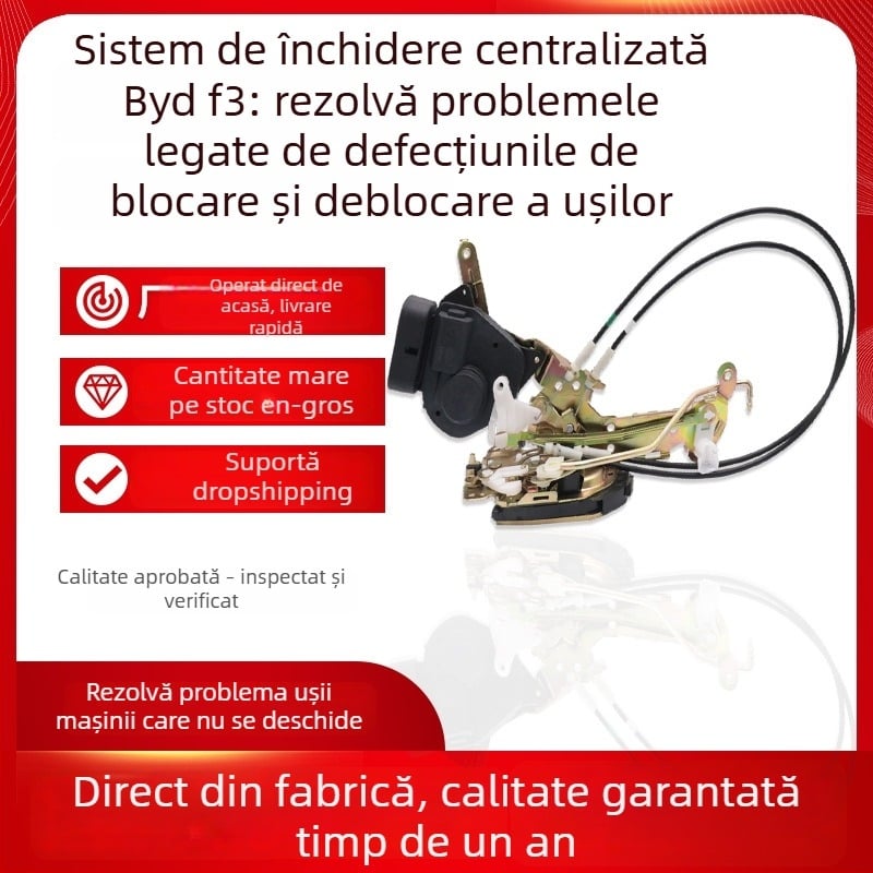 Ansamblu de încuietori pentru ușă F3/F3R/G3/RL3 cu încuietoare centrală și corp de cablu