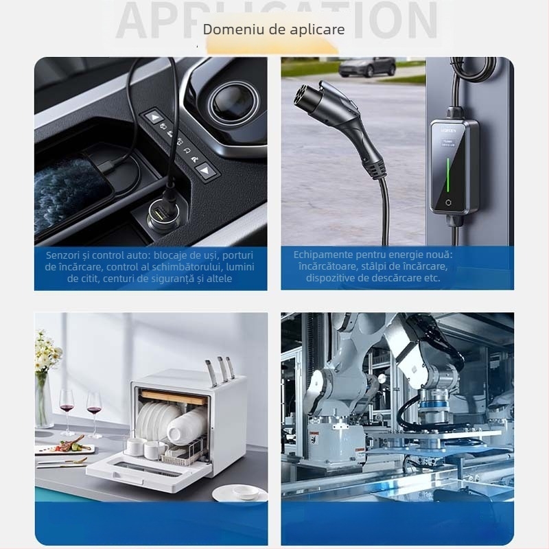 Unionwell întrerupător micro G22 waterproof pentru lacătul ușii auto, închidere centrală, 500000 cicluri, 36V DC, certificat CQC ENEC