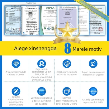 Cablu cablaj auto pentru gestionarea sistemului, ferestre electrice și încuiere centrală — Xinshengda; certificate UL, CUL, CCC, IATF 16949, ISO 9001, ISO 13485